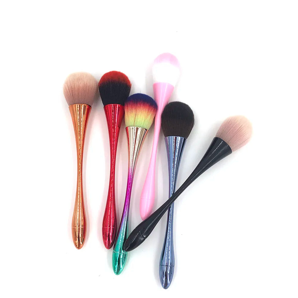 Rose Gold Powder Blush Brush Professional Make Up Brush Large Cosmetic Face Cont Cosmetic Face Cont brocha colorete Make Up Tool - Giftcare 