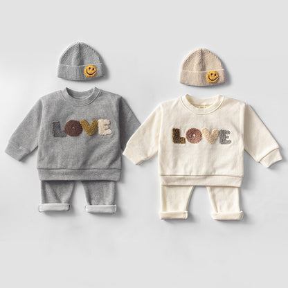 Baby Clothes Sets Infant Spring Autumn Kids Outfits Baby Hoodie Sweatshirt Suit Children Cotton Tops + Pants Baby Clothing Set - Giftcare 