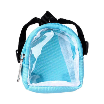 1PC New Fashion Doll Bag For Kids Above 3+ Cute Mini Backpack Rucksack Travel Case Keychain Haversack Child Gift Accessories