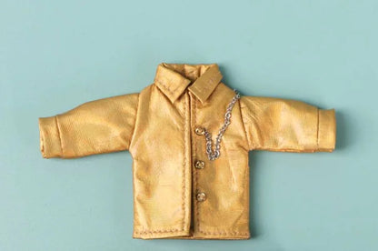 OB11 Baby Accessories Clothes for Baby Laser Bar Sets T-Shirts Jackets and Jeans Furniture for Dolls 1/12 Cool Anime Toys