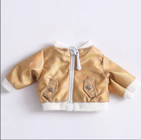 OB11 Baby Accessories Clothes for Baby Laser Bar Sets T-Shirts Jackets and Jeans Furniture for Dolls 1/12 Cool Anime Toys