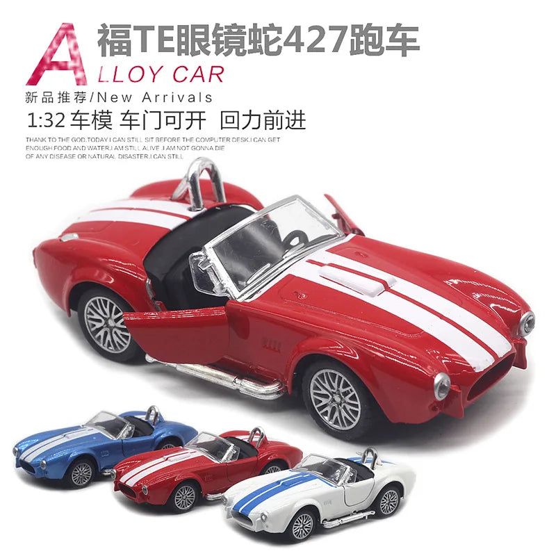 1:32 Shelby 427 Classic vintage car alloy car model children's toy new hot selling gift