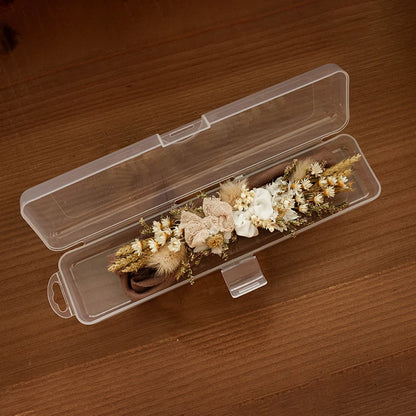 Baby Photography Accessories Full Moon Baby Artificial Flower Headband Decoration Adjustable Floral Headwear Newborn Photo Props