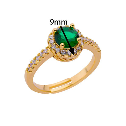 Zircon Crystal Rings for Women Stainless Steel Gold Plated Ring 2023 Trend Couple Wedding Jewelry Free Shipping anillos mujer - Giftcare 