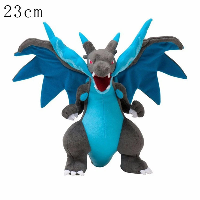 Pokemon Shiny Charizard Plush Toy Charmender Mega Evolution Charizard X Y Stuffed Doll Pikachu Plushies Toys Hobbies Xmas Gifts