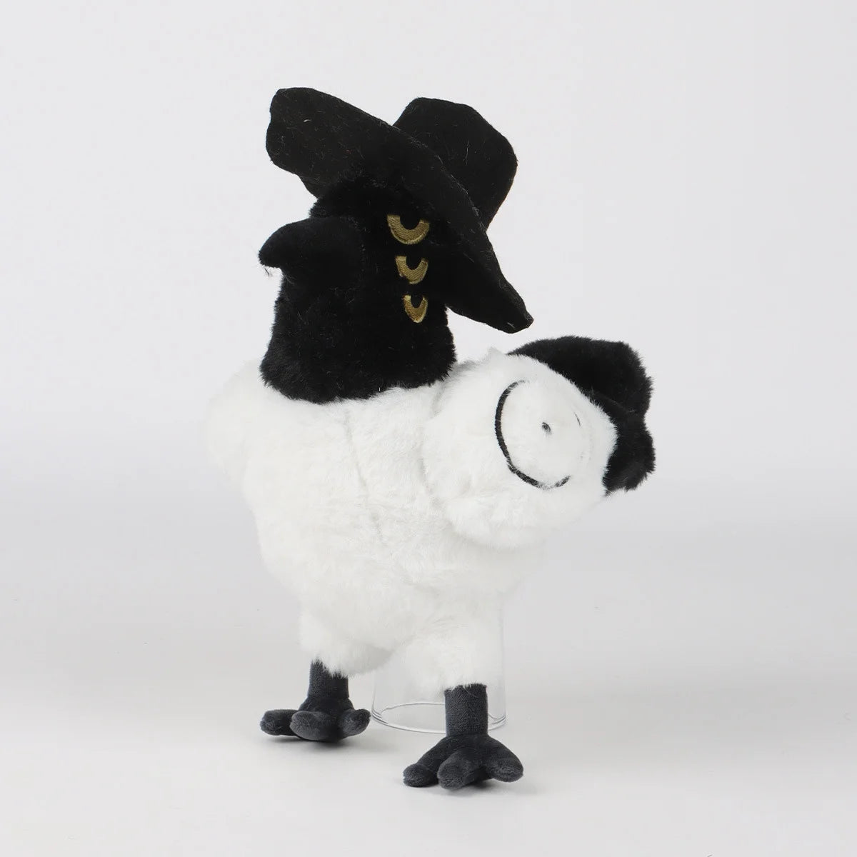 NEW Anime Kpop Demons Hunters Plush Cute Purple Tiger Black Hat Magpie With 3 Eyes Monster Hunt Girl Group Stuffed For Fans