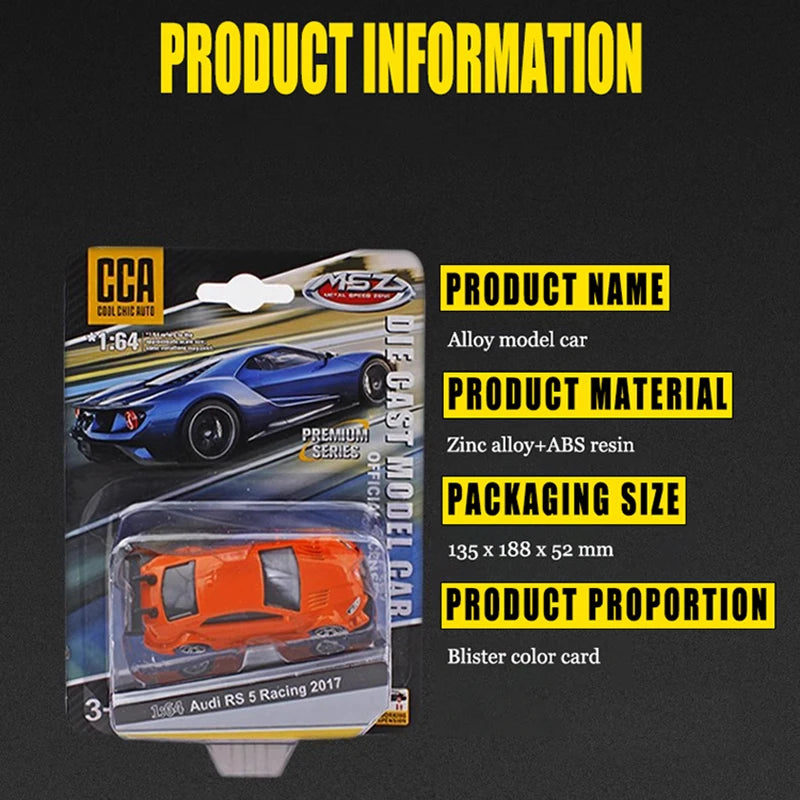 CCA MSZ 1:64 Volkswagen Beetle Exquisite hanging model classic car static car model alloy die-casting car model collection gift