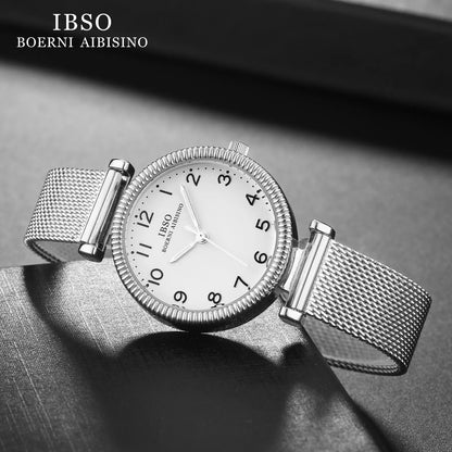 IBSO 8 MM Ultra-Thin Wrist Women Watches Luxury Female Clock Fashion Montre Femme 2022 Ladies Quartz Watch Relogio Feminino - Giftcare 
