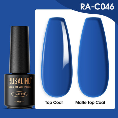 ROSALIND Gel Nail Polish Lamp All For Nails Art Manicure With Matt Base - Giftcare 