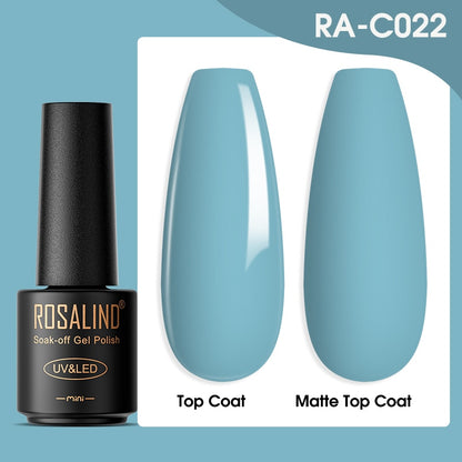 ROSALIND Gel Nail Polish Lamp All For Nails Art Manicure With Matt Base - Giftcare 