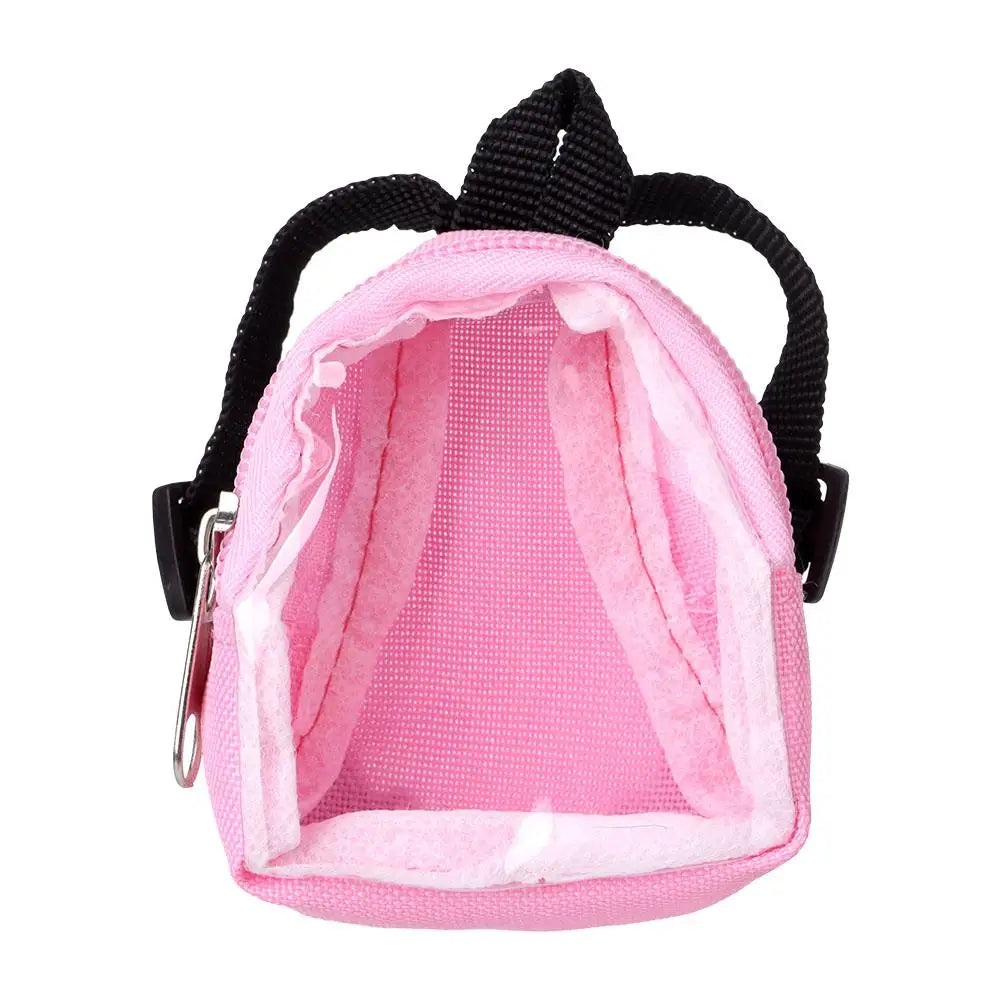 1PC New Fashion Doll Bag For Kids Above 3+ Cute Mini Backpack Rucksack Travel Case Keychain Haversack Child Gift Accessories