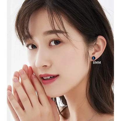 Natural Freshwater Pearl Stud Earrings Real 925 Sterling Sliver Earring Cultured White Pearl for Women Earring Jewelry Wholesale - Giftcare 