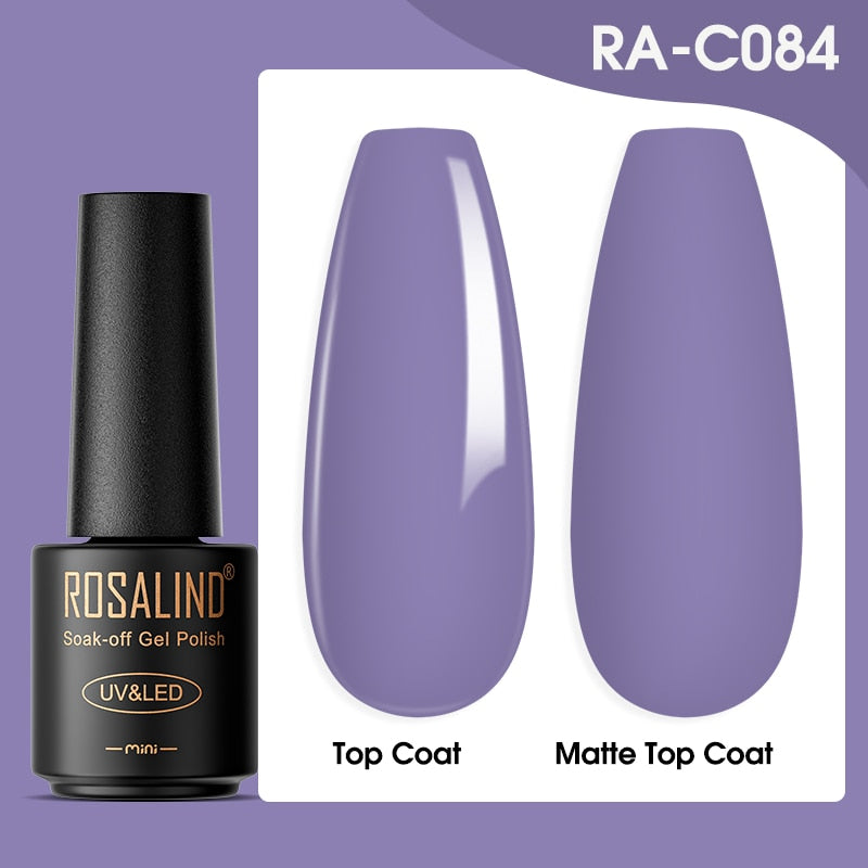 ROSALIND Gel Nail Polish Lamp All For Nails Art Manicure With Matt Base - Giftcare 