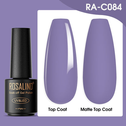 ROSALIND Gel Nail Polish Lamp All For Nails Art Manicure With Matt Base - Giftcare 