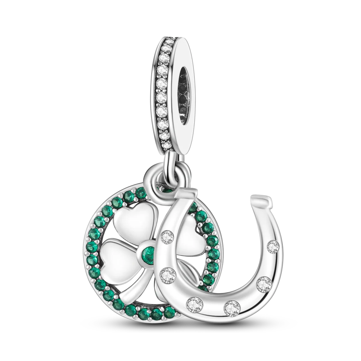 Silver Plated Charms For Woman Summer Green Cactus Avocado Beads Fit Original Bracelet Necklace DIY Dangle Charms
