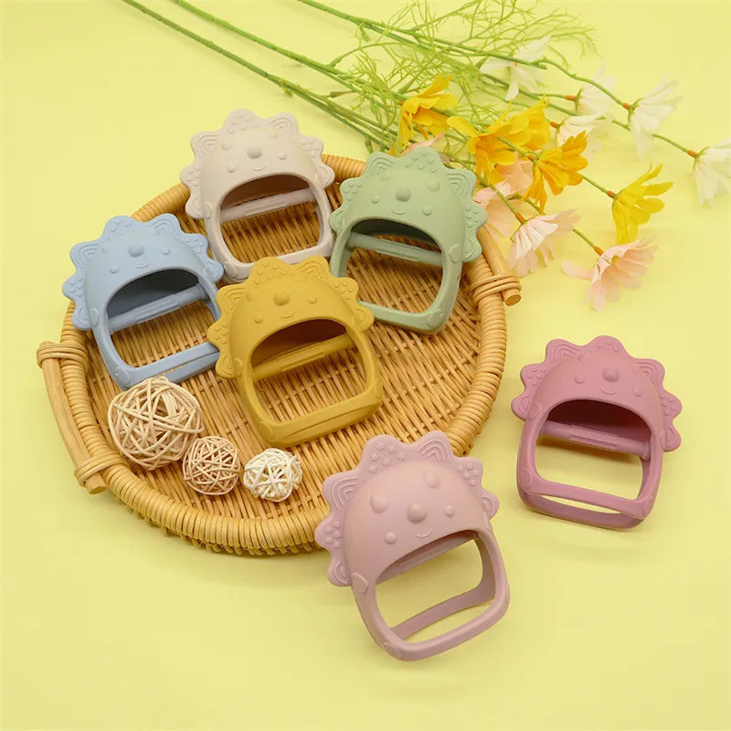 New Design Soft Silicone Teethers For Baby Newborn Training Grip Baby Toy Pendant Chewing Teething For Baby Accessories Toys - Giftcare 