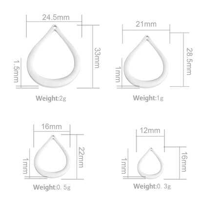 Personalized Jewelry Water Drop Family Name Necklaces Stainless Steel Customized Necklaces & Pendants Women Mother's Day Gift - Giftcare 