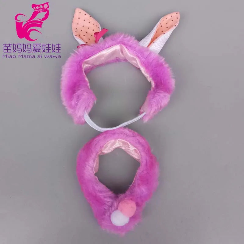 Doll Accessories Underpants Baby Doll Socks Headband Bib