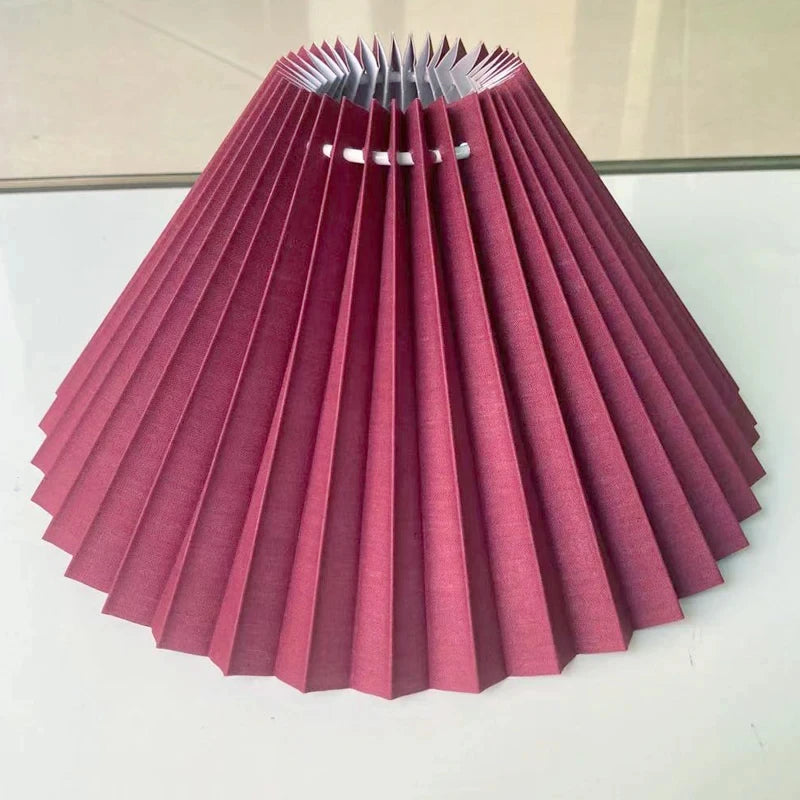 Table Lamp Cover DIY Pleated Lamp cover Wall Lamp/floor Lamp/pendant lamp Handmade Cloth cover