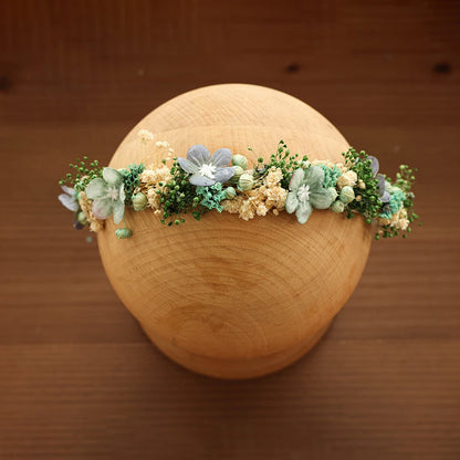 Baby Photography Accessories Full Moon Baby Artificial Flower Headband Decoration Adjustable Floral Headwear Newborn Photo Props