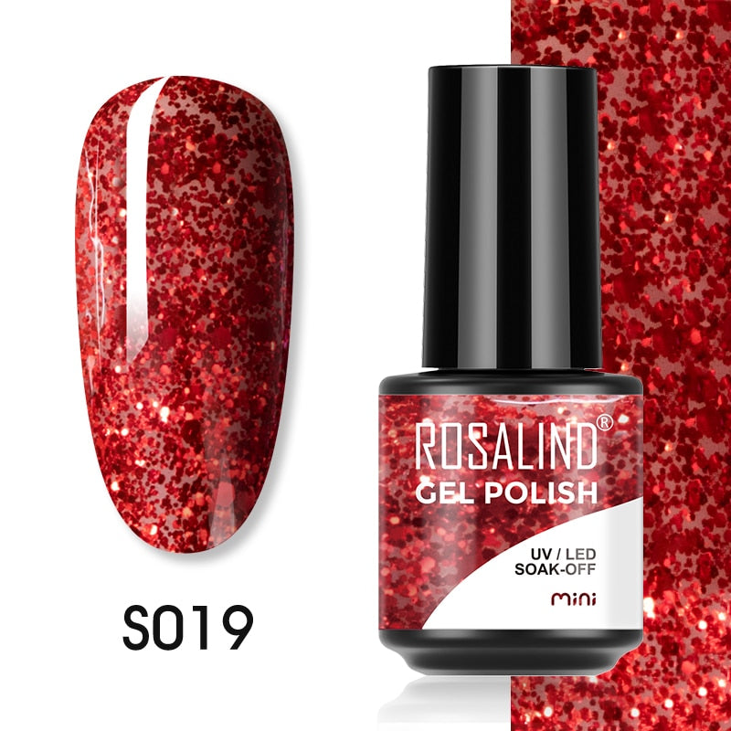 ROSALIND Gel Nail Polish Lamp All For Nails Art Manicure With Matt Base - Giftcare 