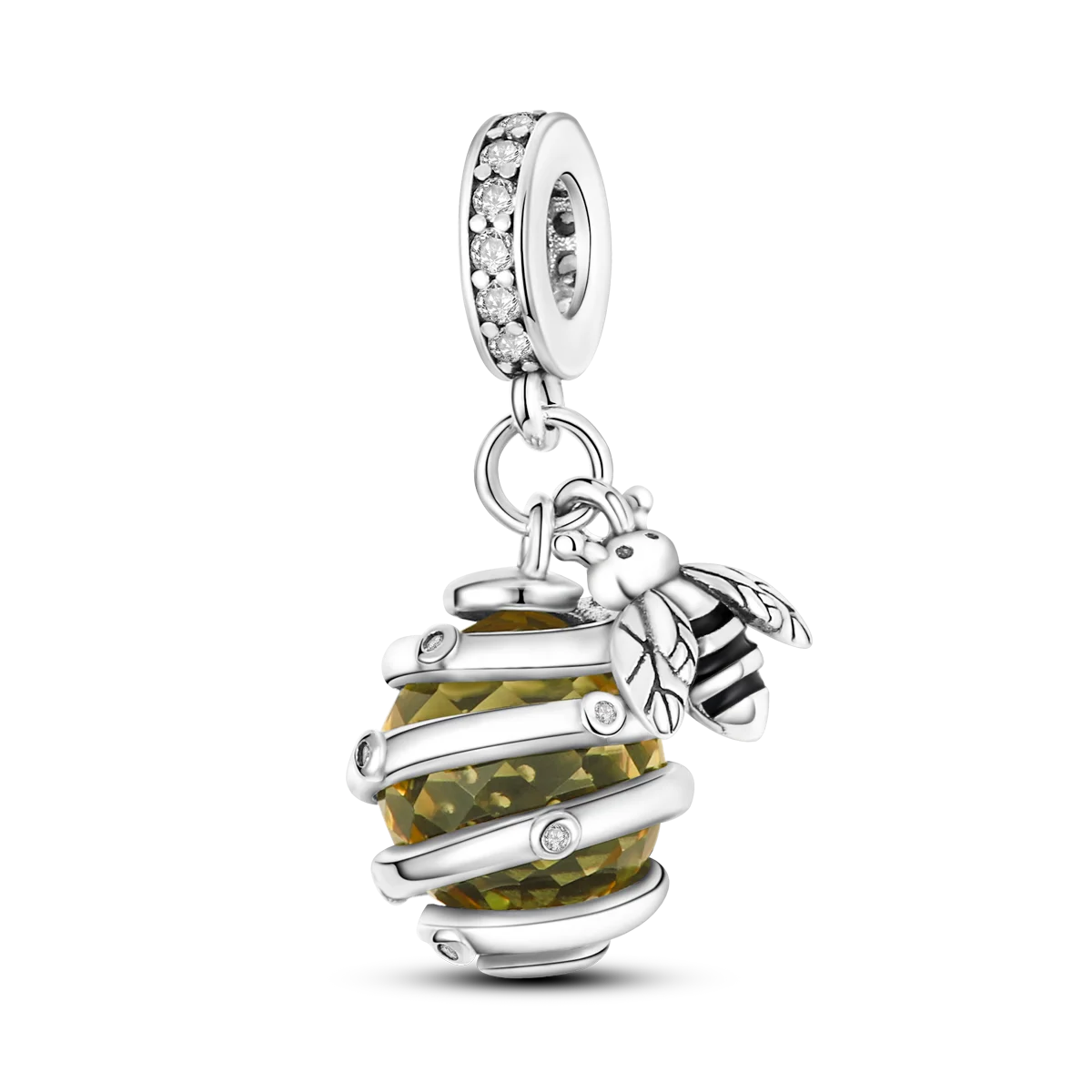 Silver Plated Charms For Woman Summer Green Cactus Avocado Beads Fit Original Bracelet Necklace DIY Dangle Charms