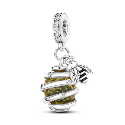 Silver Plated Charms For Woman Summer Green Cactus Avocado Beads Fit Original Bracelet Necklace DIY Dangle Charms