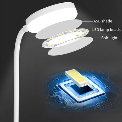 LED Desk Lamp Table Light Eye Protection For Bedroom Bedside