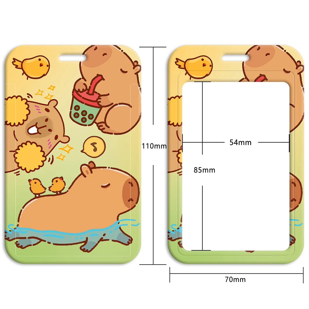 Cute Capybara Lanyard for Key Neck Strap lanyard Card ID Badge Holder Key Chain Key Holder Keyring Accessories Holiday Gifts