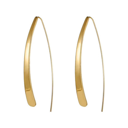 Minimalist Geometric Stainless Steel Ear Hooks