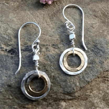 Fashionable Vintage Hollow Hoop Earrings