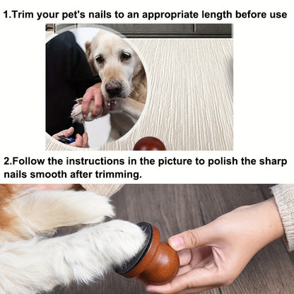 [Nail Care] Stress-Free Pet Nail Care | Dog Nail File | Scratch Square for Dogs | Durable PP Material