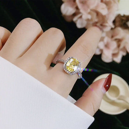 Rings For Women Bridal Wedding Anelli Trendy Jewelry Engagement Ring White Gold Color Anillos.Free Shipping.Delivery Time:14 days
