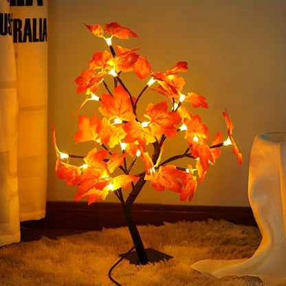 Bonsai Tree LED Light Room Decor Night Light USB Small Table Lamp For Dining Table Decoration Bedroom Atmosphere Decoration Autumn Thanksgiving Decoration Eid Al-Adha Mubarak