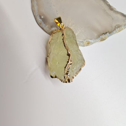 Irregular Natural Crystal Stone Pendant Sweater Chain Bracelet Accessories