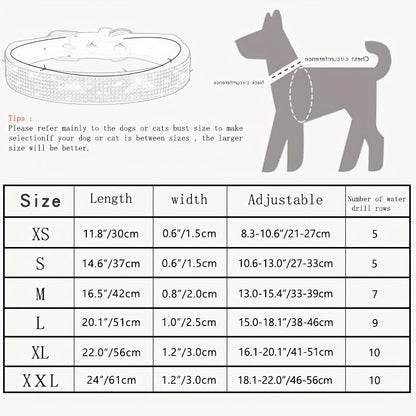 Rhinestone Dog Collar, Strong And Durable, Wear-resistant Dog Collar For Small Medium Large Dogs