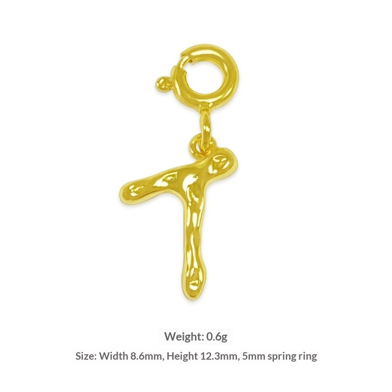 Happy Characters Series English Alphabet Necklace For Women