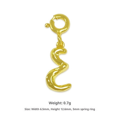 Happy Characters Series English Alphabet Necklace For Women