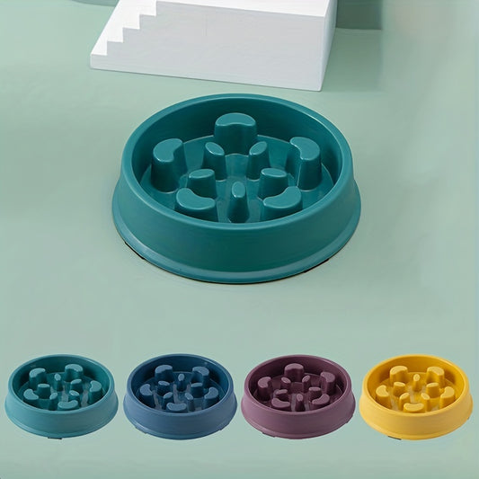 Healthy & Calm Eating: Anti-Choke, Non-Slip Slow Feeder Bowl for Dogs - Enhances Safe Eating Habits