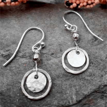 Fashionable Vintage Hollow Hoop Earrings