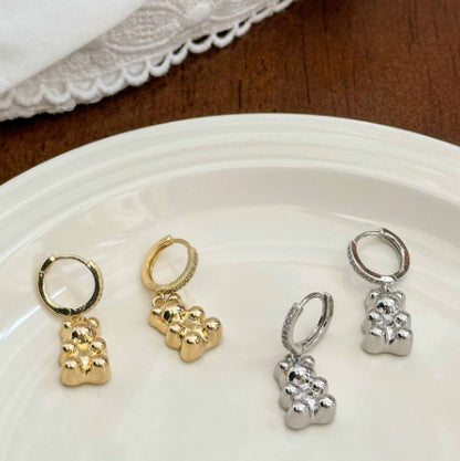 New Arrival Earrings Dainty Luxury Bear Design Niche And Unique