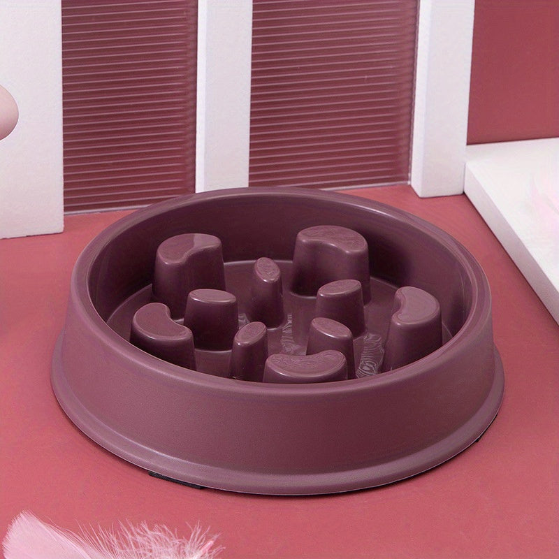 Healthy & Calm Eating: Anti-Choke, Non-Slip Slow Feeder Bowl for Dogs - Enhances Safe Eating Habits