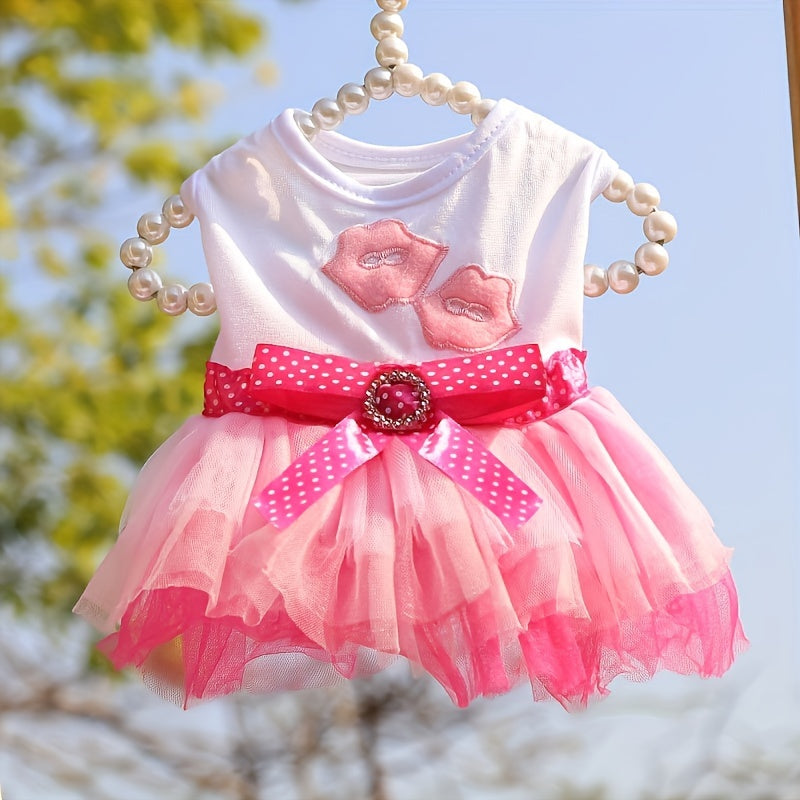 1pc Adorable Tutu Dress for Small Dogs - Soft, Comfortable, and Cute Costume for Pet Party, Photo Shoot, and Daily Wear - Perfect for Birthday, Halloween, and Christmas Celebrations
