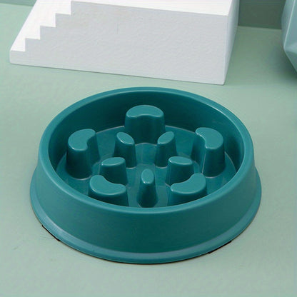 Healthy & Calm Eating: Anti-Choke, Non-Slip Slow Feeder Bowl for Dogs - Enhances Safe Eating Habits