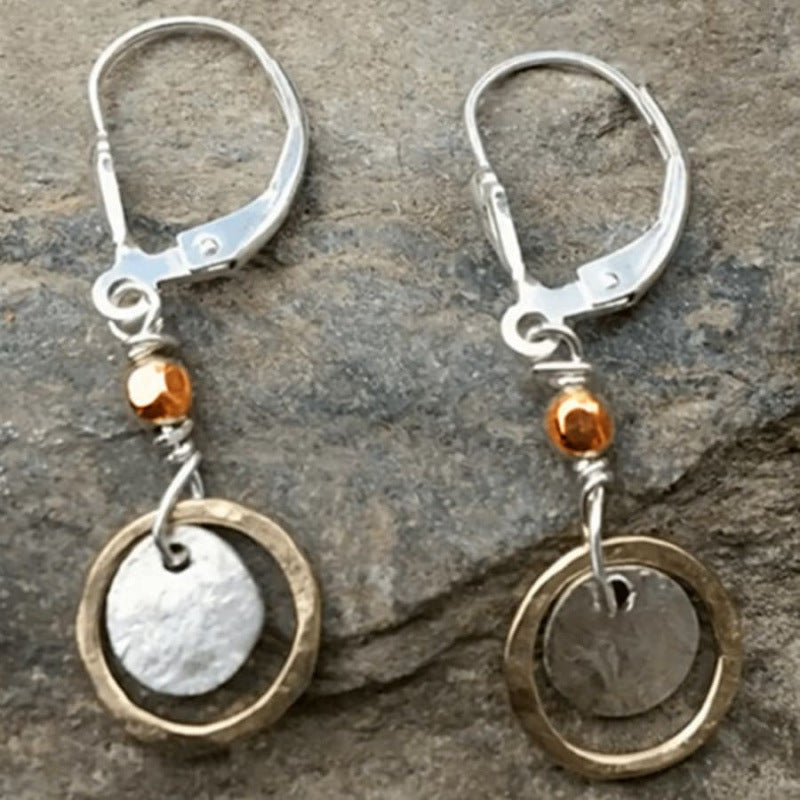 Fashionable Vintage Hollow Hoop Earrings