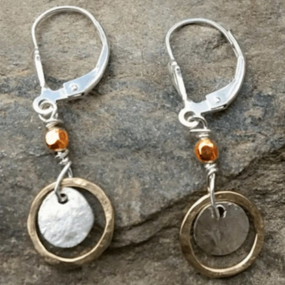 Fashionable Vintage Hollow Hoop Earrings