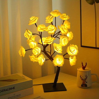 Bonsai Tree LED Light Room Decor Night Light USB Small Table Lamp For Dining Table Decoration Bedroom Atmosphere Decoration Autumn Thanksgiving Decoration Eid Al-Adha Mubarak